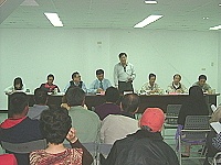 　莒光鄉九十四年度村民大會現場。（圖／文：陳樂團）