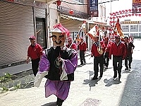 　媽祖文化節活動開跑，馬祖境天后宮舉行清道儀式，為今晚盛大的民俗繞境暖身。（圖／文：曹重偉）