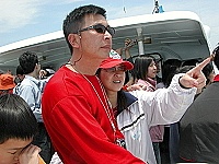 　東引鄉慶祝母親節舉辦海上遊環島活動。（圖／文：陳其敏）