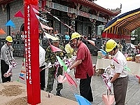 　「清水外環道至福澳海堤新建工程」順利完成動土典禮，象徵清水村進入轉型期。（圖／文：曹重偉）