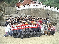　敬恆國中小春季郊遊淨灘及校園區烤肉等系列活動。（圖／文：陳樂團）
