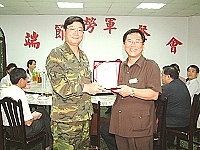 嘉義縣政府蒞馬勞軍（圖與文:萬力維）