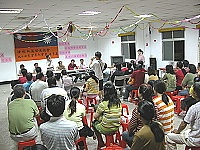 塘岐社區協會週年慶活動,參與人數是村民大會的數倍之多。(圖/文:陳鵬雄)