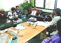 　東引鄉民代表會拜會風景管理站，關心地方觀光發展情形。（圖／文：陳其敏）