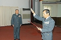新任司令陸中將宣誓就職。(圖/文:陳培倫)
