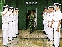 　馬防部司令蒞海指部視導（圖與文:萬力維）