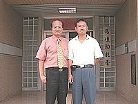北竿助航台新舊任台長完成交接。(圖/文:陳鵬雄)