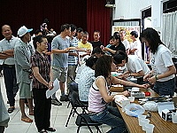　健康意識提昇，整合式健康篩檢活動民眾很踴躍。（圖／文：林冰芳）