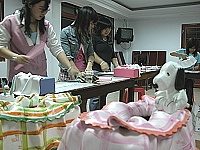 　馬港社區紙黏土面紙盒DIY活動獲熱烈響應，成品更是令大家驚艷。（圖／文：曹重偉）