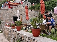 芹壁山莊民宿咖啡加入今夏觀光服務。(圖/文:陳鵬雄)