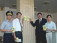 　縣長陳雪生、連江地方法院檢察署檢察長賴哲雄共同主持國際反毒日宣導活動。（圖／文：張登傑）