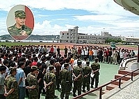 參謀長期勉與會官兵在退伍之後,妥善作好未來的人生規劃,開創一個美好的未來。(圖/文:陳培倫)