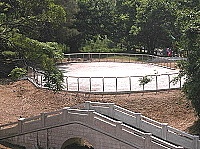 塘岐中正公園內一座溜冰場完工以來幾乎沒有使用。(圖/文:陳鵬雄)