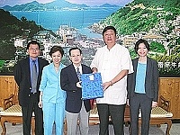 新加坡駐台北商務辦事處來馬參訪。(圖:連江縣政府提供)
