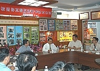 　教育部總務司司長王文陸昨日抵馬視訪馬祖高中，關心馬祖高中校園整體規劃及改建工程。（圖／文：張登傑）