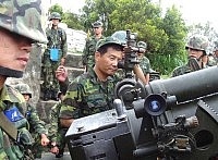 馬防部司令視導一九四旅,親蒞防區各單位驗證戰備工作,並提出工作指導。(圖/文:劉駿輝)