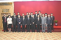 　小三通實施以來，亟待解決及配合的議題，首次搬到兩岸高層會談桌上，有助未來互通執行，會後雙方合影留念。（圖與文：連江縣政府提供）