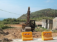 　好事多磨，東莒消防局終於開始動工。（圖／文：林冰芳）