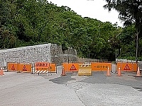 　介壽入村道路整建工程啟動，福澳嶺至縣立醫院段實施封路，駕駛朋友請注意並改道行駛。（圖／文：曹重偉）