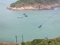 台電馬祖區處執行橋仔到大坵電纜修復艱鉅任務。(圖/文:陳鵬雄)