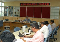 　連江縣選舉委員會昨日召開第六十四次委員會議，會中通過多項重要選務提案。（圖／文：張登傑）