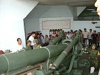 　莒光一九四旅開放營區展示裝備武器及舉辦懇親園遊會。（圖／文：陳樂團）