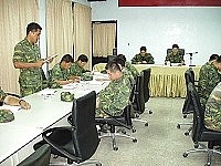 莒光旅召開軍紀檢討會。(圖/文:劉駿輝)