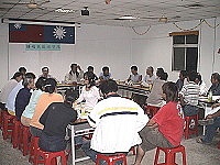 　塘岐社區守望相助隊舉行成立後第一次會議。（圖：北竿警察所提供）