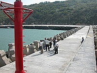 　白沙碼頭二期擴建工程正式完工驗收。（圖／文：陳鵬雄）