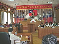 　莒光鄉民代表會第七屆第七次定期大會開議。（圖／文：陳樂團）