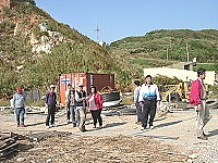 　莒光鄉民代表會下鄉鄉政考察，瞭解執行成效。（圖／文：陳樂團）