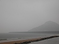 霧鎖機場。（圖／文：陳鵬雄）