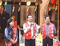 　縣議員候選人李金梅競選總部成立。（圖／文：曹重偉）
