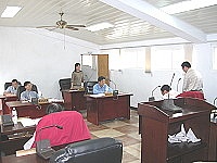 　北竿鄉代會進行鄉政總質詢議程。（圖／文：陳鵬雄）