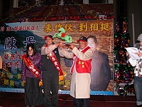 　縣議員陳貴忠競選總部成立，並以感恩晚會型態展現。（圖／文：陳鵬雄）