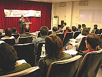 　徐禮集教授受邀來馬演講，與大家分享他豐富的生命歷練，聽眾獲益良多。（圖／文：曹重偉）