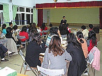 塘岐國小舉辦親職教育講座,家長們參與熱烈。(圖/文:陳鵬雄)