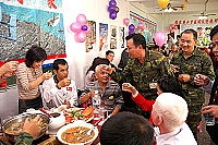 　主任說道，近年國軍對於士兵弟兄的照顧，可說是達到無微不至的境界，如有任何照顧不甚周延的地方，也有暢通的申訴管道可以反映，請家長們放心。（圖／文：吳語軒）　