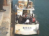 　臨時出現意外狀況，莒光航班由永昌貳號代跑。（圖／文：林冰芳）