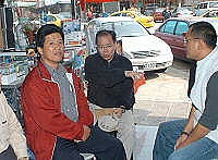　經建會副主任委員張景森昨日來馬關心地區基層建設。（圖／文：張登傑）