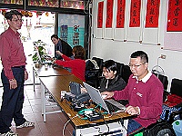 　搶先報導馬祖選情，國內多家媒體記者已開始陸續進駐。（圖／文：曹重偉）