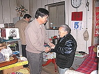 　縣長參選人楊綏生到北竿進行謝票行程。（圖／文：陳鵬雄）