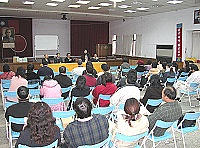 　因應馬祖首度舉辦的基特考試，考選部特別舉辦監場人員講習。（圖／文：曹重偉）