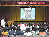 　衛生局與全國同步舉辦「停止愛滋、從我做起」世界愛滋病日宣導。（圖／文：曹重偉）