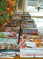 　連江縣政府文化局附屬圖書館免費贈閱二手雜誌，重新賦予雜誌新的生命，歡迎民眾即日起前往免費索取。（圖／文：張登傑）