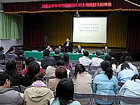 銘傳大學連江碩士在職專班今年改由教育研究所招生,吸引六十多位軍民前往了解,而且以在地教師居多。(圖/文:曹重偉)
