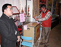 　民主進步黨舉辦黨主席補選，馬祖與全國同步進行，投票率還頗高。（圖／文：曹重偉）