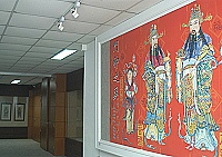 　「門神之美─當代門神大展」自今日起至二月二十一日止，在文化局二樓藝廊展出。（圖／文：張登傑）