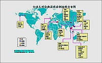 衛生局公佈「全球人感染禽流感病例地理分布圖」。(圖:連江縣衛生局提供)