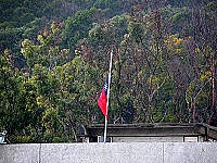 配合中央指示,二二八紀念日馬祖也要降半旗。(圖/文:曹重偉)